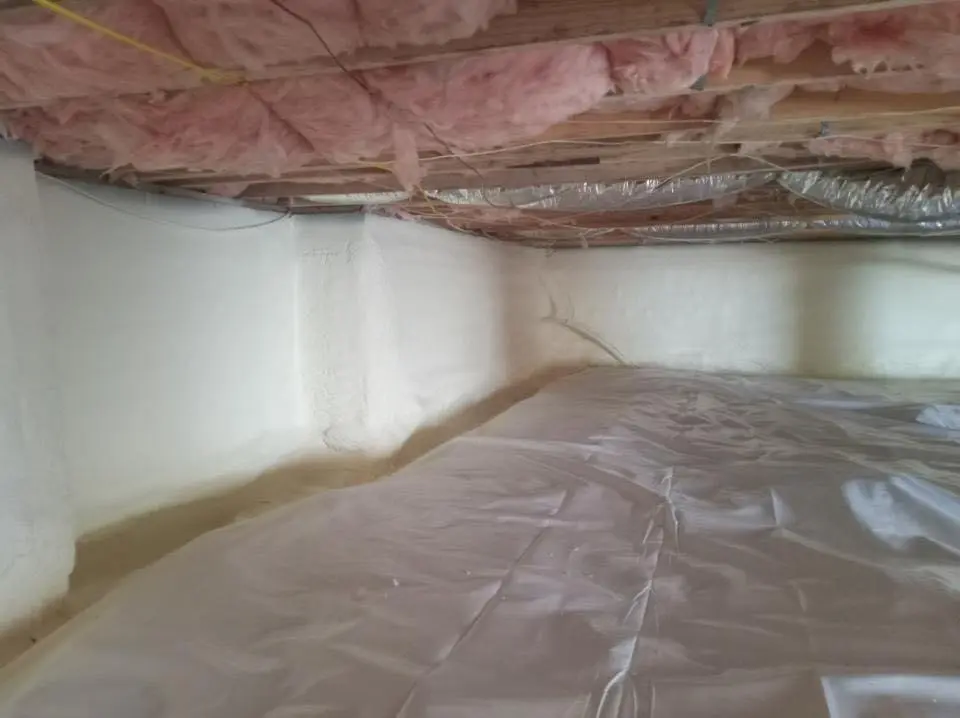 Crawl space encapsulation with closed-cell spray foam for Roof Maintenance in Cleveland Heights